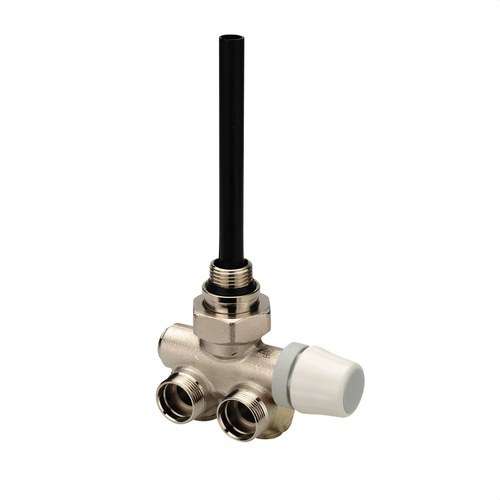 Thermostatische monotube handdoekradiator wand ventiel linker kop mannelijke schroefdraad 1/2" met referentie 52110 van het merk ORKLI