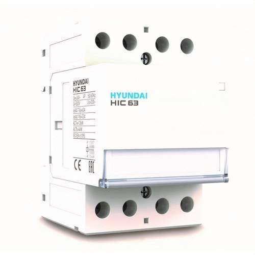 Modulaire contactor 63A 4NO+0NC 230V AC met referentie HIC63-40NSX230 van het merk HYUNDAI
