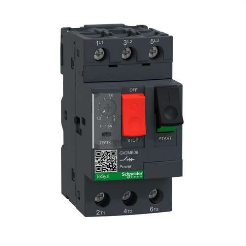 Magnetothermische differentiaal 1-1,6A met referentie GV2ME06 van het merk SCHNEIDER ELECTRIC