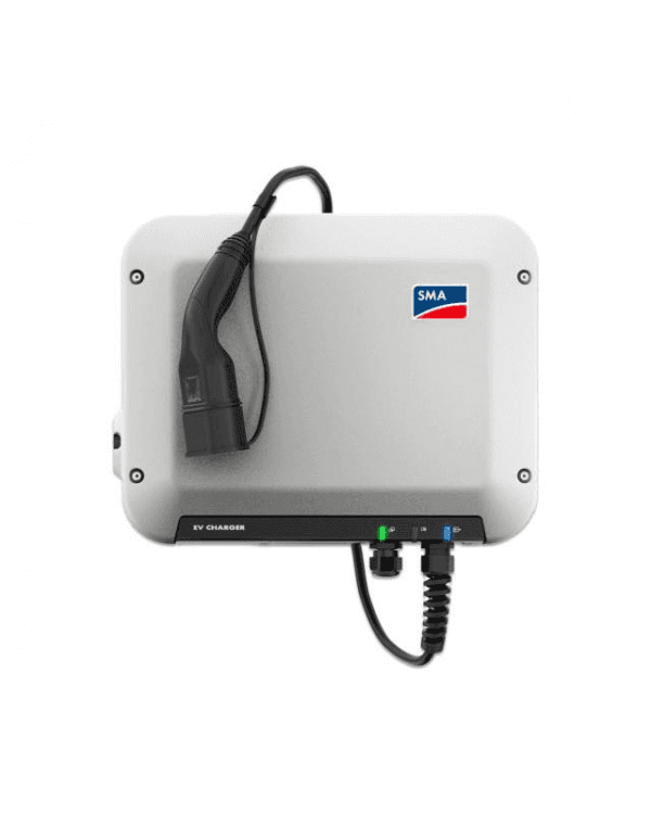 Driefasige elektrische autolader 22 kW SMA EV CHARGER 22 Kabel 5 meter Type 2 met referentie EVC22-3AC-10 van het merk SMA SOLAR