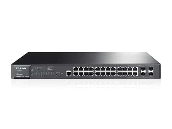 Managed L2 JetStream™ 24-Port PoE Switch with 4 Combo SFP Slots with reference TL-SG3424 from the brand TP-LINK