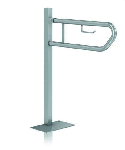 Opklapbare steunbeugel 800mm kolom inox satijn met referentie GW11 09 04 01 van het merk GENWEC