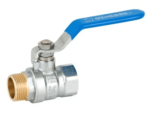 Kogelklep man-vrouw hendel blauw 3/8" met referentie 3034 03 van het merk GENEBRE