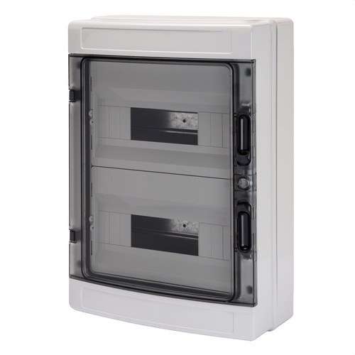 Opbouw verdeelkast waterdicht 24 modules (12x2) met referentie GW40104 van het merk GEWISS