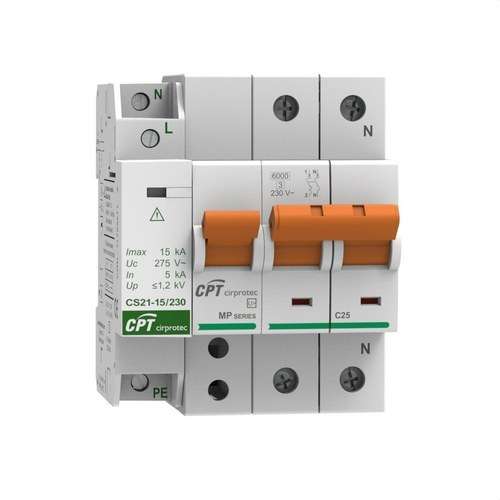 Overspanningsbeveiliging IGA 1P+N 25A met referentie 77706395C van het merk CIRPROTEC