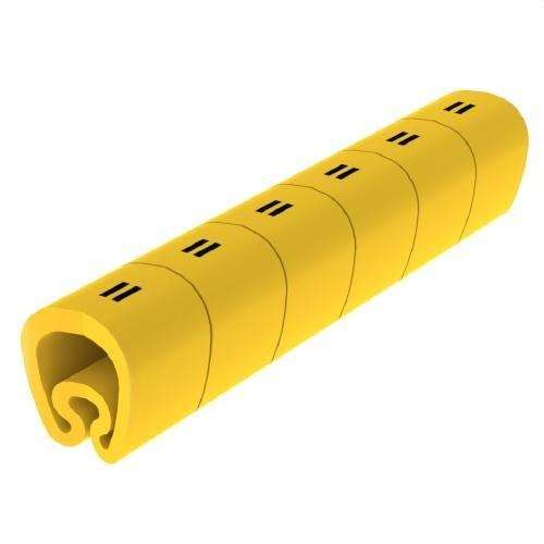 Geel voorgeknipte markeerders Ø8 PVC geplastificeerd met referentie 1812-= van het merk UNEX