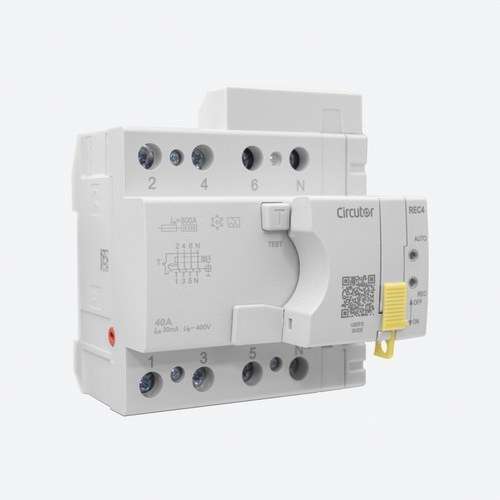 Automatische resetbare aardlekschakelaar REC4 4P 40A 300mA met referentie P26F23. van het merk CIRCUTOR