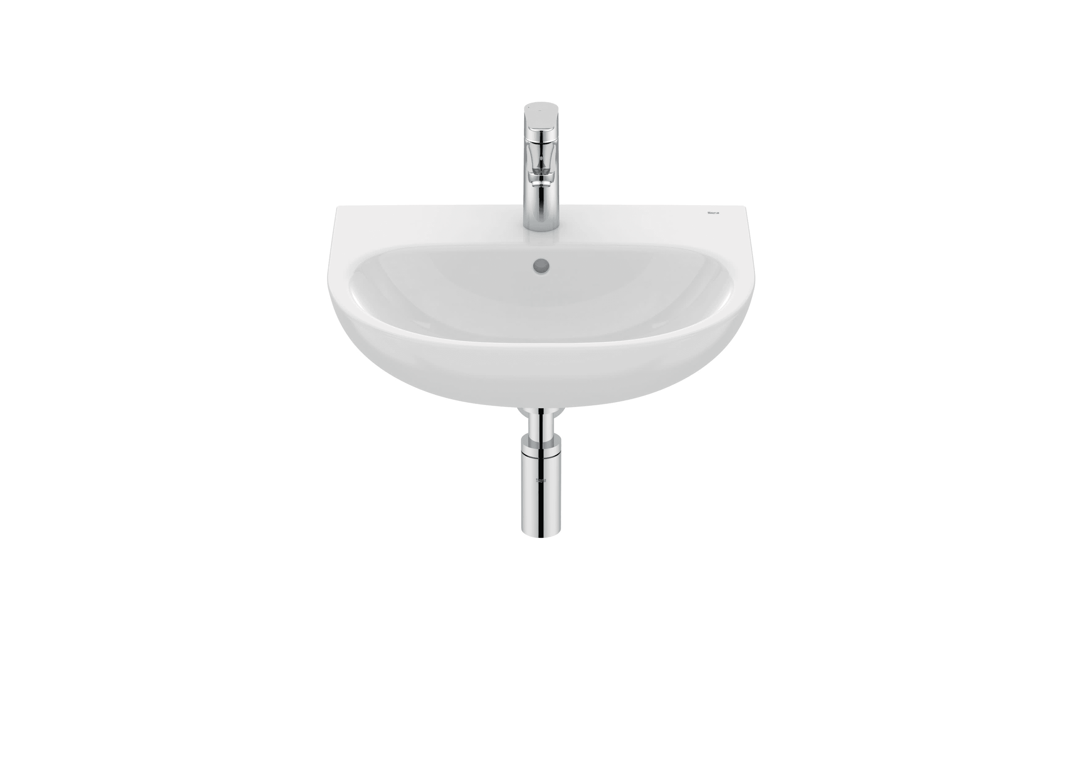 Porseleinen wandwasbak met bevestigingen Roca Victoria 520x425mm met referentie A325V03000 van het merk ROCA