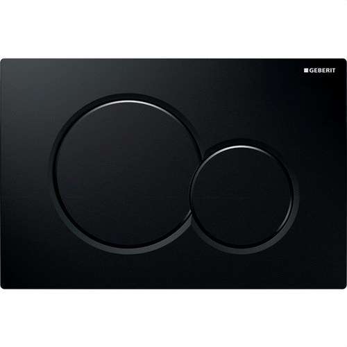 Dubbele drukknop SIGMA01 intens zwart met referentie 115.770.DW.5 van het merk GEBERIT