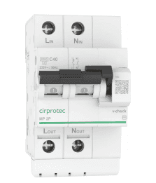 Permanente overspanningsbeveiliging Cirprotec V-CHECK MINI 4P 10 A met referentie 79706111 van het merk CIRPROTEC
