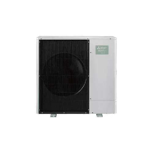 Monobloc lucht-water warmtepomp Mitsubishi ECODAN PUZ-WZ R290 9 kW met referentie PUZ-WZ90VAA-W van het merk MITSUBISHI