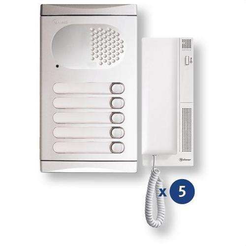 Kit intercom voor 5 woningen Golmar 4150/AL met referentie 11284150B van het merk GOLMAR