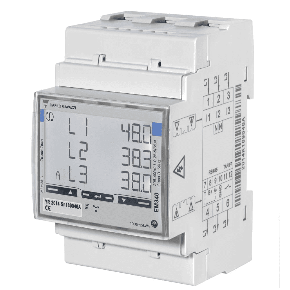 Driefasige energiemeter tot 65 A Wallbox met referentie 000002174 van het merk WALLBOX