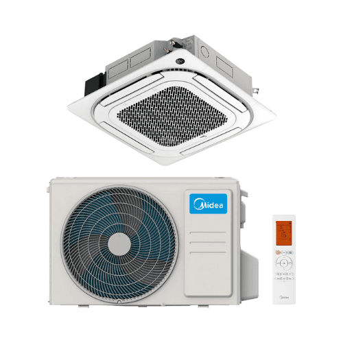 Cassette airconditioner Midea Superslim 7 kW 24000 BTU met referentie MCD-71(24)N8Q-2 van het merk MIDEA