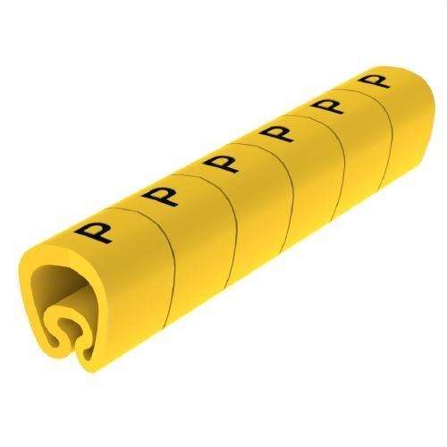 Gele voorgeknipte markeerders Ø5 PVC geplastificeerd met referentie 1811-P van het merk UNEX