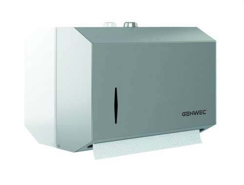Kleine handdoekpapierdispenser inox 304 satijn met referentie GW03 04 04 01 van het merk GENWEC