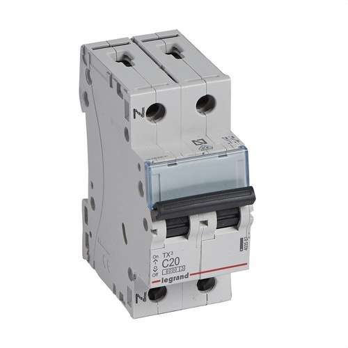 Magnetothermisch TX3 P+N 20A Curve C Curve C 6kA met referentie 403587 van het merk LEGRAND