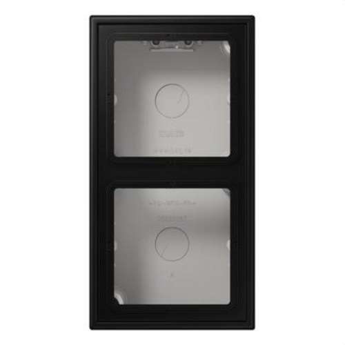 Opbouwdoos dubbel matzwart LS met referentie LS582ASWM van het merk JUNG
