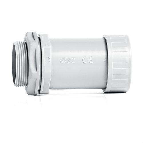 Grijze gepantserde fitting 40mm met referentie RA40 van het merk AISCAN