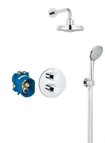 Perfect Shower Set Grohtherm 3000 Cosmopolitan chroom douche set met referentie 34399000 van het merk GROHE