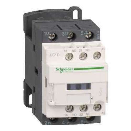 Contactor 12A 1 NO/1 NC 48V 50-60HZ met referentie LC1D12E7 van het merk SCHNEIDER ELECTRIC