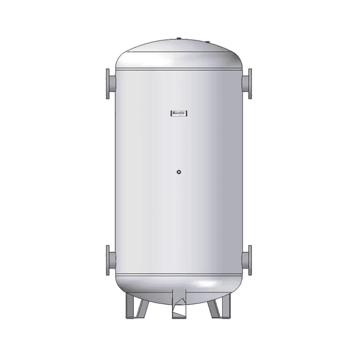 Mecalia DPI/DI roestvrijstalen buffervat van 150 liter met referentie 02706 van het merk MECALIA