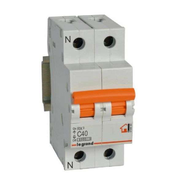 Magnetische automaat RX³ - 1P+N - 230V~ - 40A - curve C met referentie 419930 van het merk LEGRAND