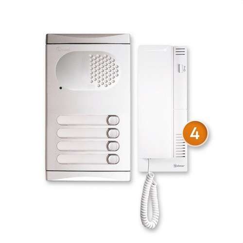 Kit automatische deurintercom voor 4 woningen Golmar 4140/AL met referentie 11284140B van het merk GOLMAR