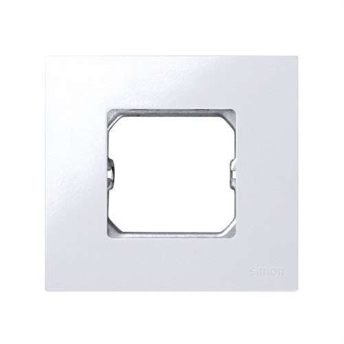 Compacte frame voor 1 element wit met frame Simon 27 Play met referentie 2700610-030 van het merk SIMON