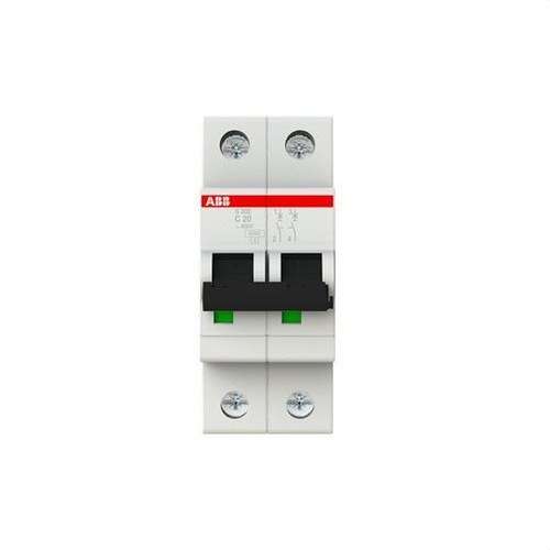 Magnetothermisch S202-C20 2P 40A Curve C met referentie 2CDS252001R0204 van het merk ABB