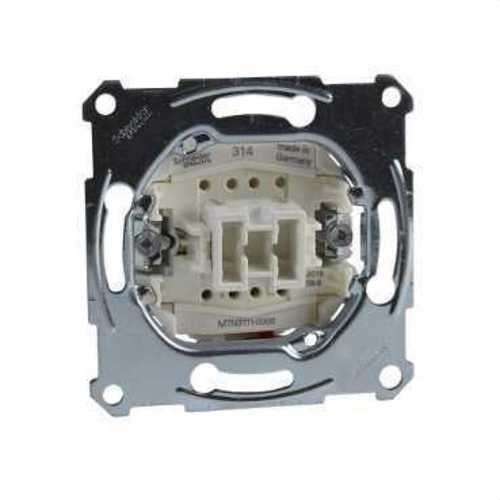 Enkelpolige schakelaar 10A compatibel met Schneider Elegance of D-life met referentie MTN3111-0000 van het merk SCHNEIDER ELECTRIC
