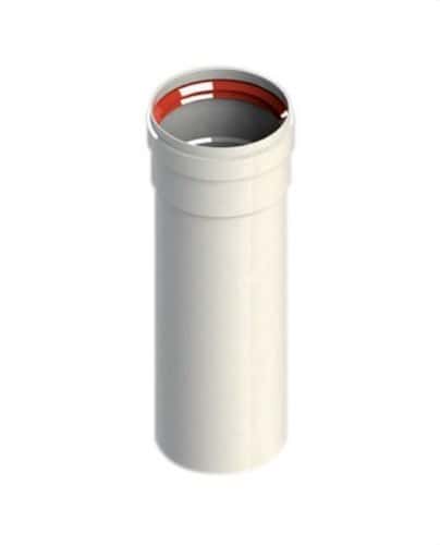 Schoorsteenpijp diameter 80mm 1000mm man-vrouw wit aluminium met referentie 8-1000MHP1 van het merk FIG