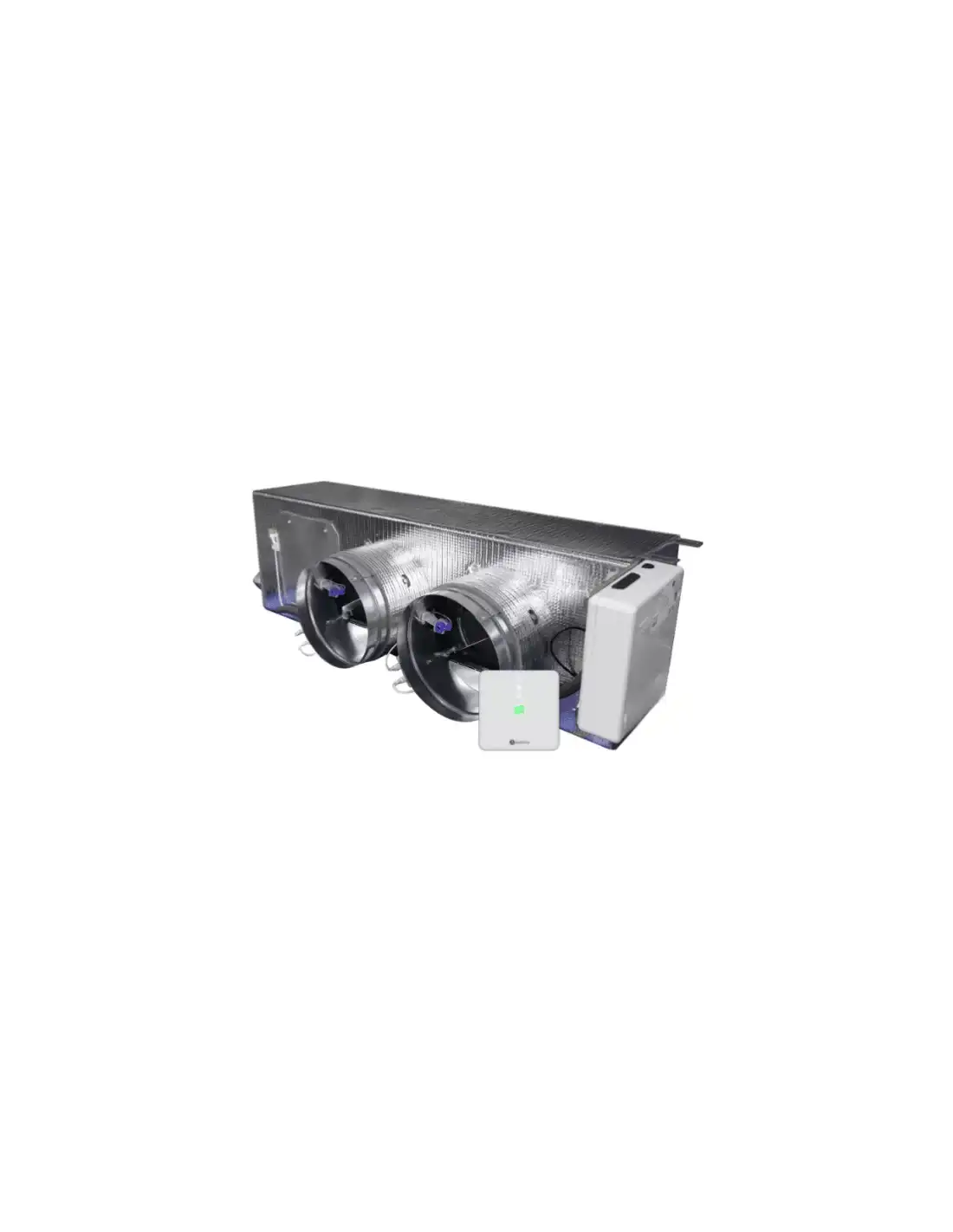 Airzone Easyzone 25 Wi-Fi Medium AZC25MELBS01S2 gemotoriseerde plenum voor Mitsubishi Electric lage uitvoering – 2 uitgangen Ø200 mm (middelgroot vermogen) met referentie AZC25MELBS01S2 van het merk AIRZONE