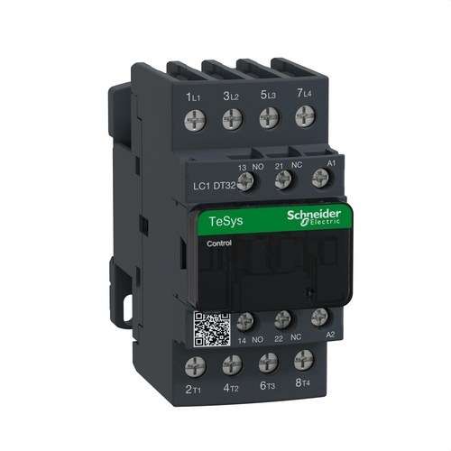 Contactor 32A AC1 4P 1 NO/1 NC 110V 50-60HZ met referentie LC1DT32F7 van het merk SCHNEIDER ELECTRIC