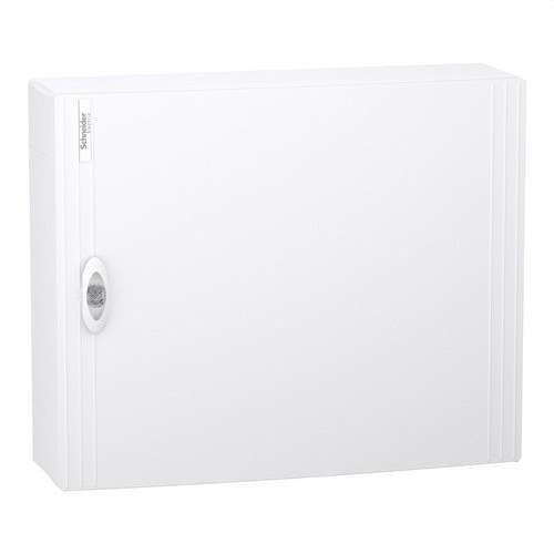 Modulaire oppervlaktebehuizing met witte deur 2 rijen 24 modules PrismaSeT XS met referentie LVSXL224 van het merk SCHNEIDER ELECTRIC