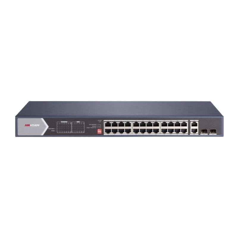 Hikvision Gigabit PoE Switch met 24 poorten DS-3E0528HP-E met referentie DS-3E0528HP-E van het merk HIKVISION