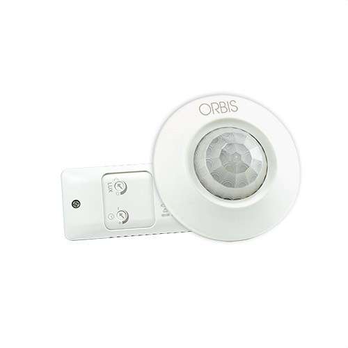 Bewegingsdetector Dicromat MINI EMPT.PLAFOND 360° 55MM 1 CIR.GEEN SLAVEN TOEGESTAAN DET.: Ø7M met referentie OB133512 van het merk ORBIS
