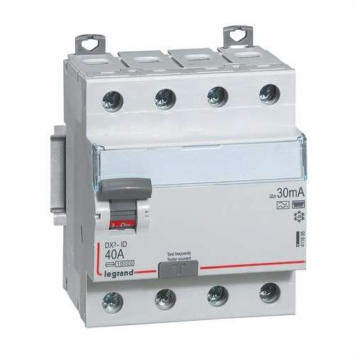 Differentiëel DX3 4P 40A 30mA Klasse HPI met referentie 411695 van het merk LEGRAND