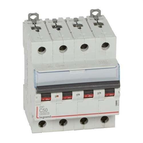 Magnetothermisch DX3 4P 50A Curve C 6/10kA met referentie 407933 van het merk LEGRAND