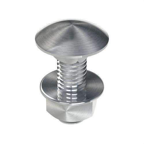 Bout met moer DIN 603 M8X25 AISI 316 met referentie 66839-A4 van het merk UNEX