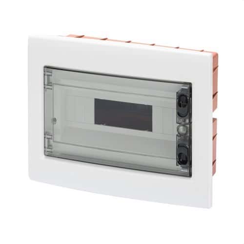 Inbouw verdeelkast met rookglasdeur 18 modules met referentie GW40608 van het merk GEWISS