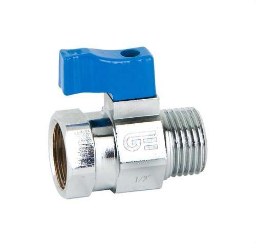 Mini kogelklep 1/2" blauw met referentie 3097 04 van het merk GENEBRE