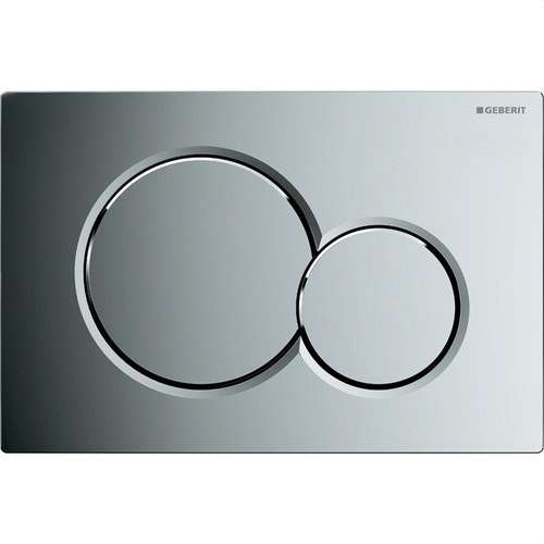 SIGMA01 dubbele drukknop glanzend chroom met referentie 115.770.21.5 van het merk GEBERIT