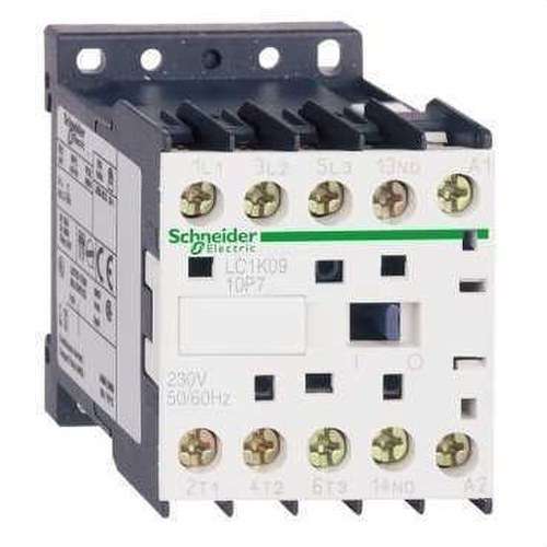 Minicontactor K Tripolair 12A 230V AC met referentie LC1K1210P7 van het merk SCHNEIDER ELECTRIC
