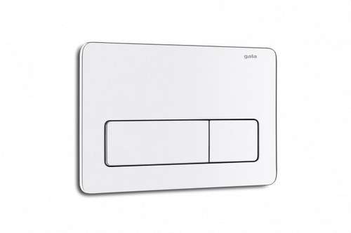 Dubbele drukknop Street Square chroom glans met referentie 5056369 van het merk GALA