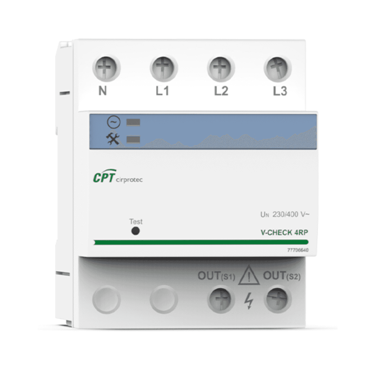 Overspanningsbeveiliging V-CHECK 4RP 4P met referentie 77706640 van het merk CIRPROTEC