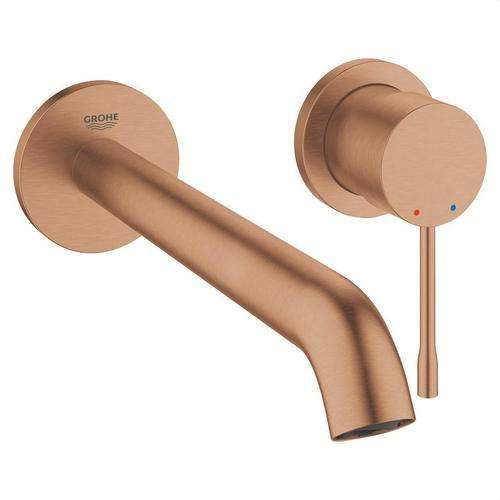Wandgemonteerde wastafelkraan eenhendel Essence 1/2" Maat L koper met referentie 29193DL1 van het merk GROHE