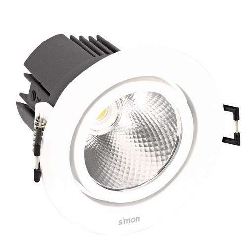 Downlight LED 703.23 Richtbaar Rond 3000K WIDE FLOOD wit met referentie 70323030-483 van het merk SIMON