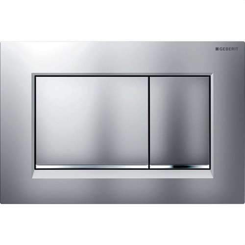Dubbele spoelknop SIGMA30 mat chroom met referentie 115.883.JQ.1 van het merk GEBERIT