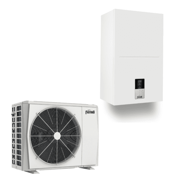 Ferroli OMNIA S 3.2 8 kW lucht-water warmtepomp met referentie 0XHK8SWA van het merk FERROLI
